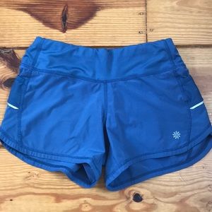 Blue Athleta Shorts.